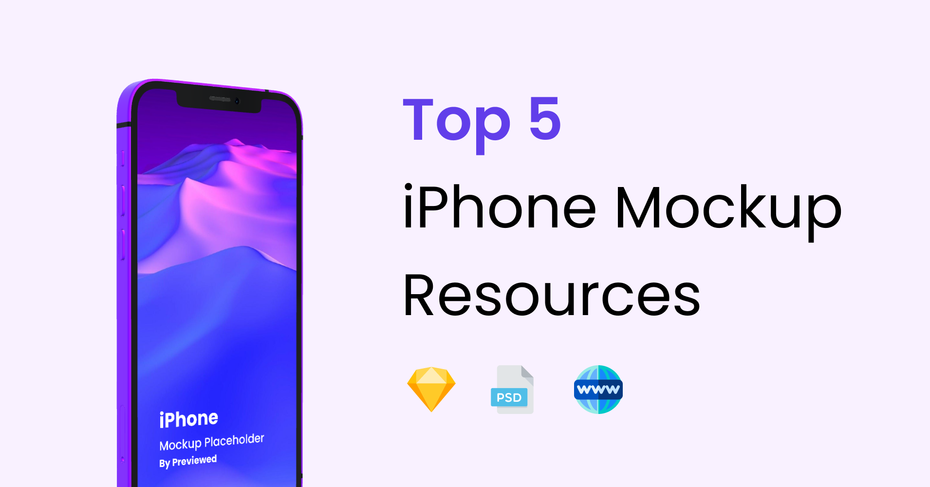 iPhone Mockups - Top 5 Resources for 2021