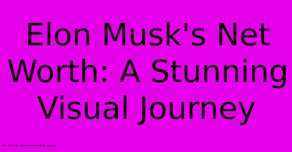 Elon Musk's Net Worth: A Stunning Visual Journey